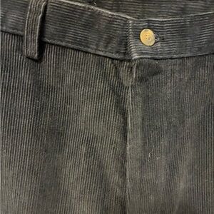 Elegant Vintage Midnight Blue Size 8 Corduroy Trousers